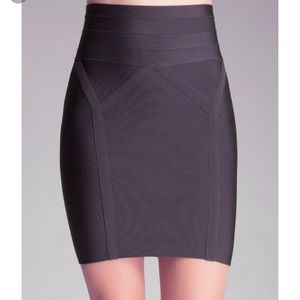 NWT Bebe high waisted black skirt
